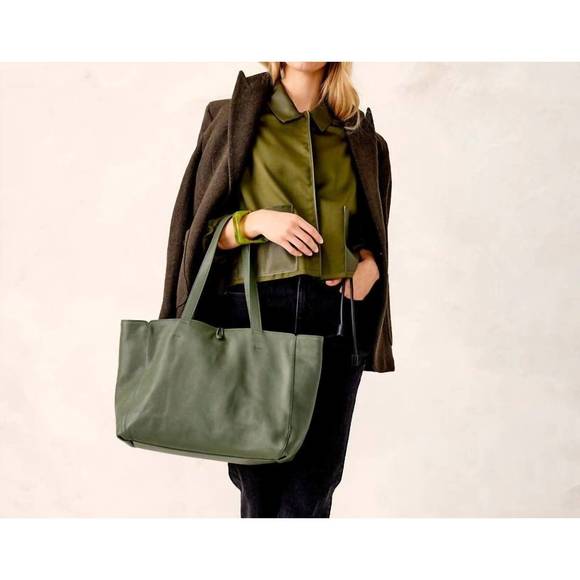 NEW VERA BRADLEY women's hathaway tote bag in bronze green - Picture 5 of 5